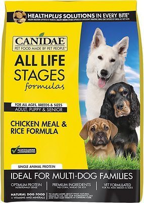 canidae all life stages chicken meal & rice formula dry dog food