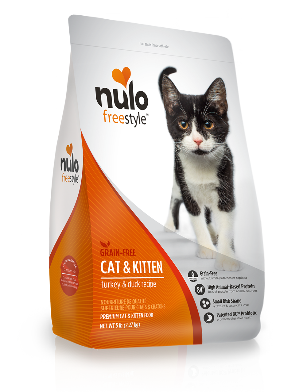 Nulo FreeStyle Grain-Free Turkey & Duck Recipe Cat & Kitten Dry Cat Food