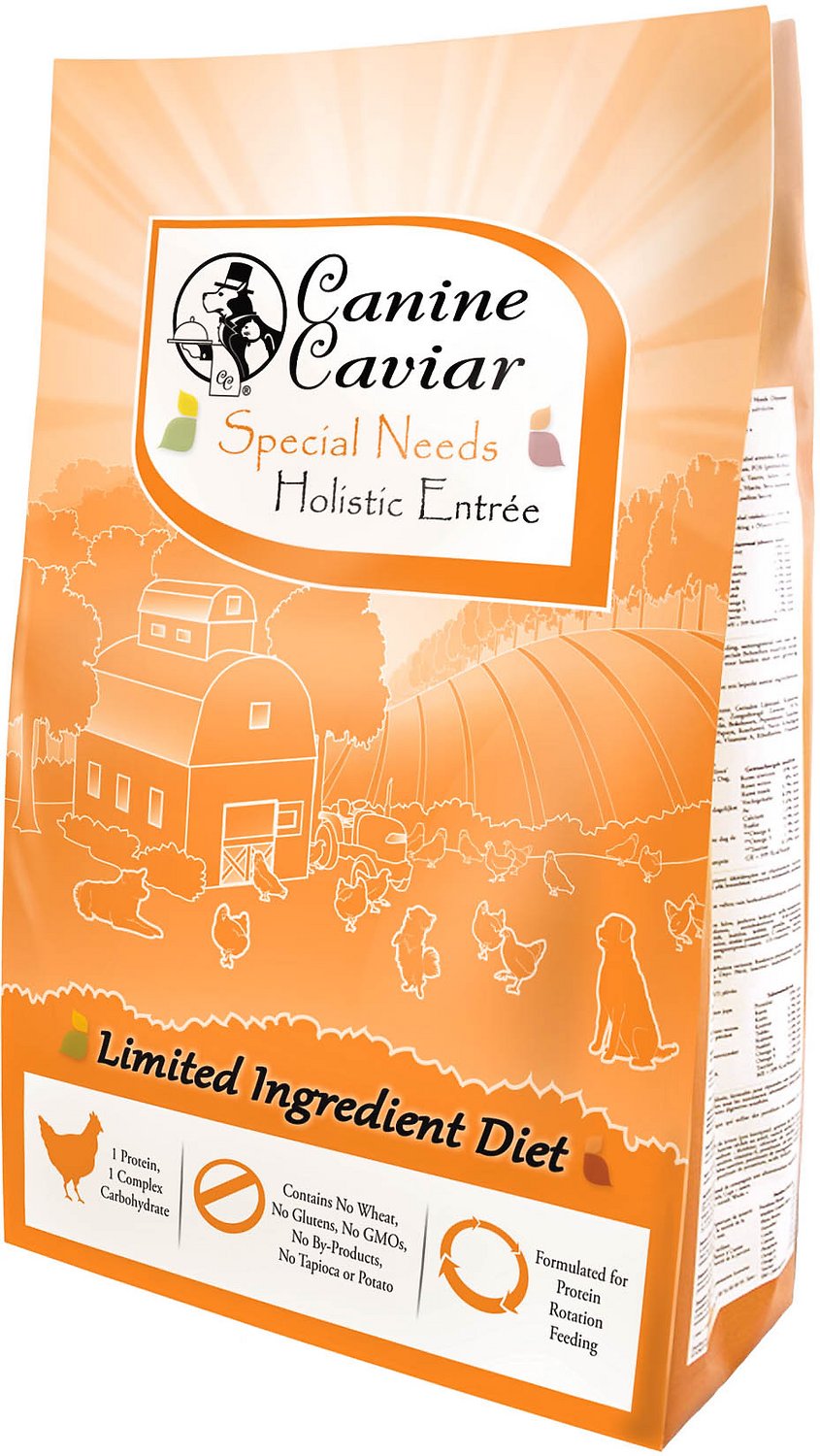 Canine caviar limited ingredient diet open meadow hotsell holistic entrée all life stages dry dog food