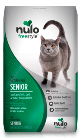 Nuloe Freestyle Senior Cat Alaska Pollock, Duck and Sweet Potato
