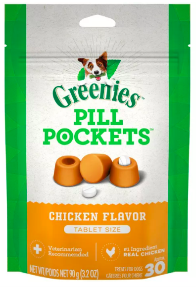 Greenies Pill Pocket Chicken Flavor