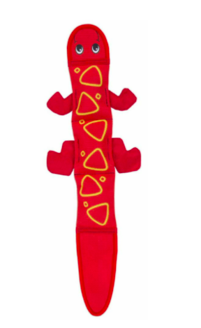 Outward Hound Red Fire Biterz Lizard 3 Squeakers