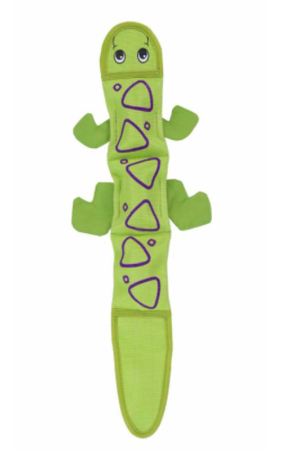 Outward Hound Green Fire Biterz Lizard 3 Squeakers