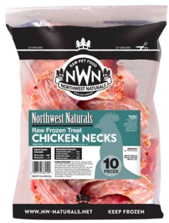 Northwest Naturals Raw Frozen Chicken Necks