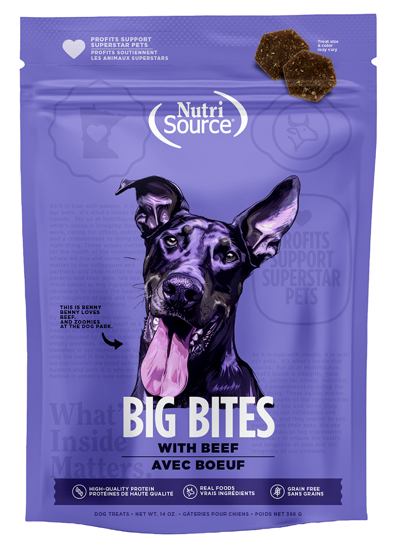 NutriSource Big Bites Beef Treat