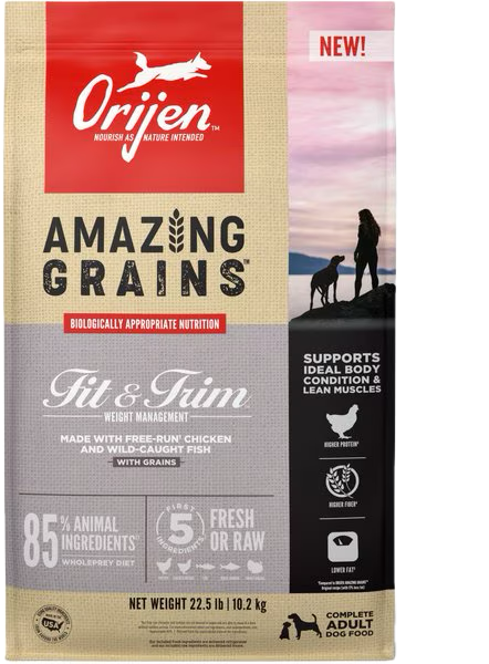 Orijen Amazing Grains Fit & Trim Dry Dog Food