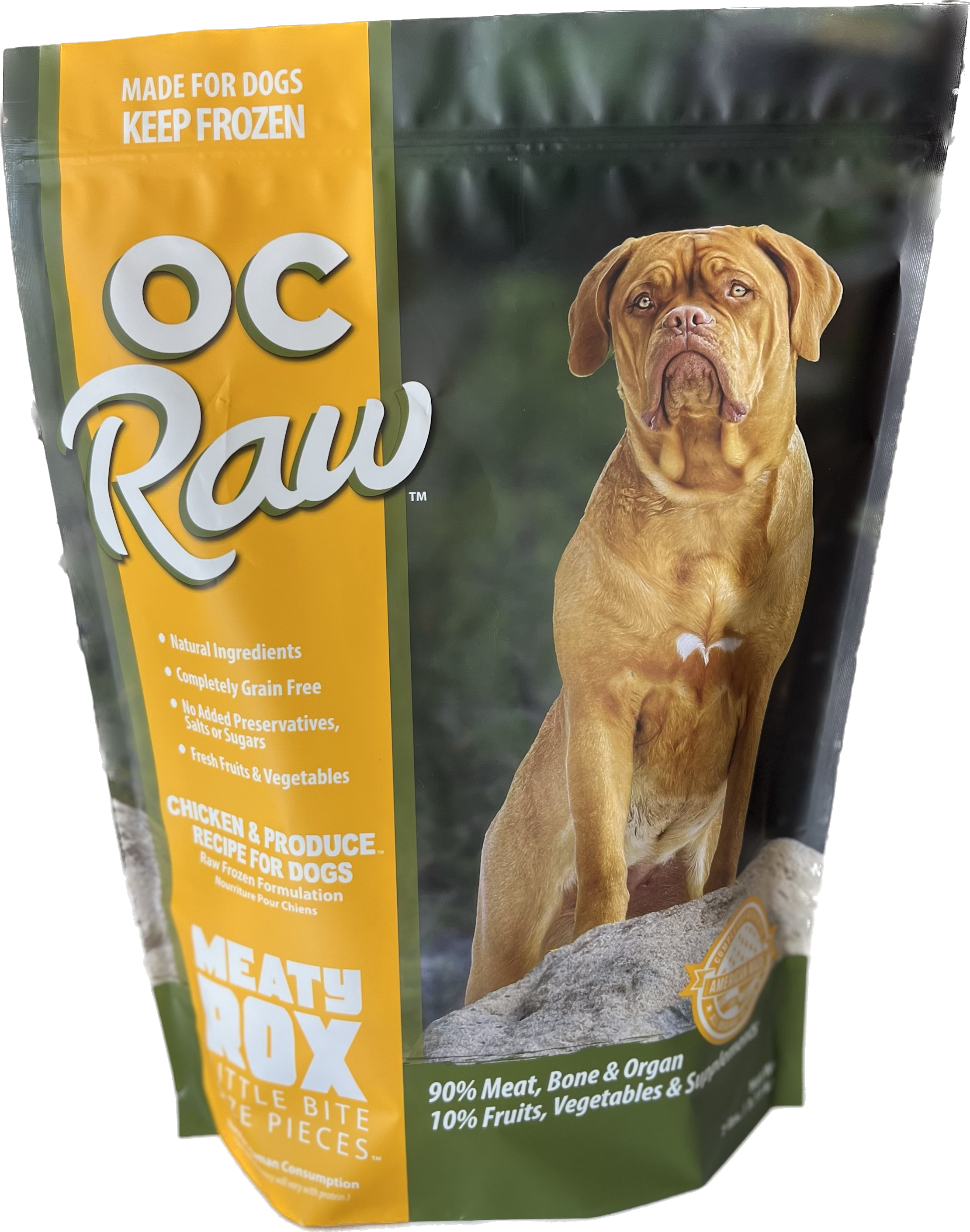 OC Raw Meaty Rox - Chicken and Produce