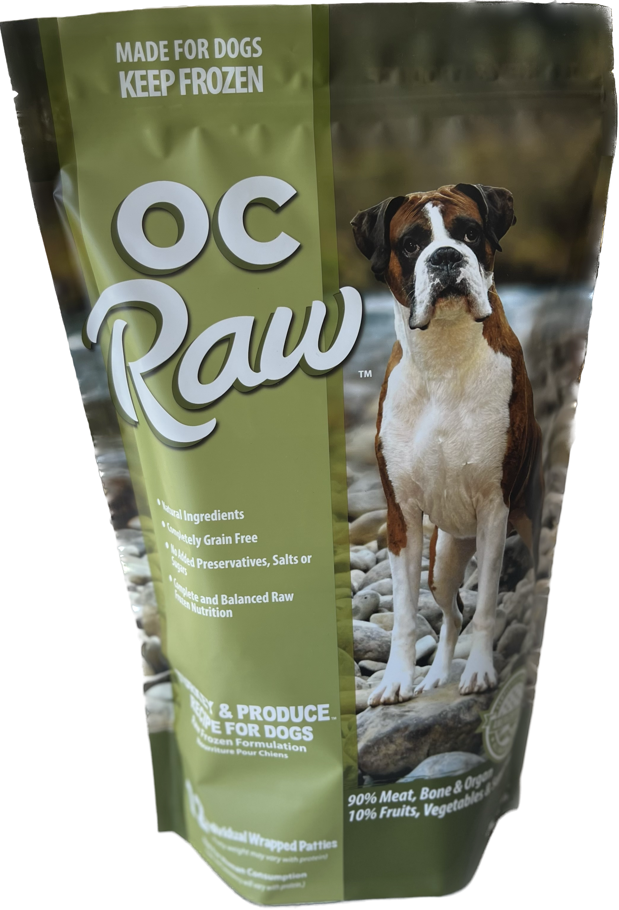 OC Raw Patties - Turkey and Produce