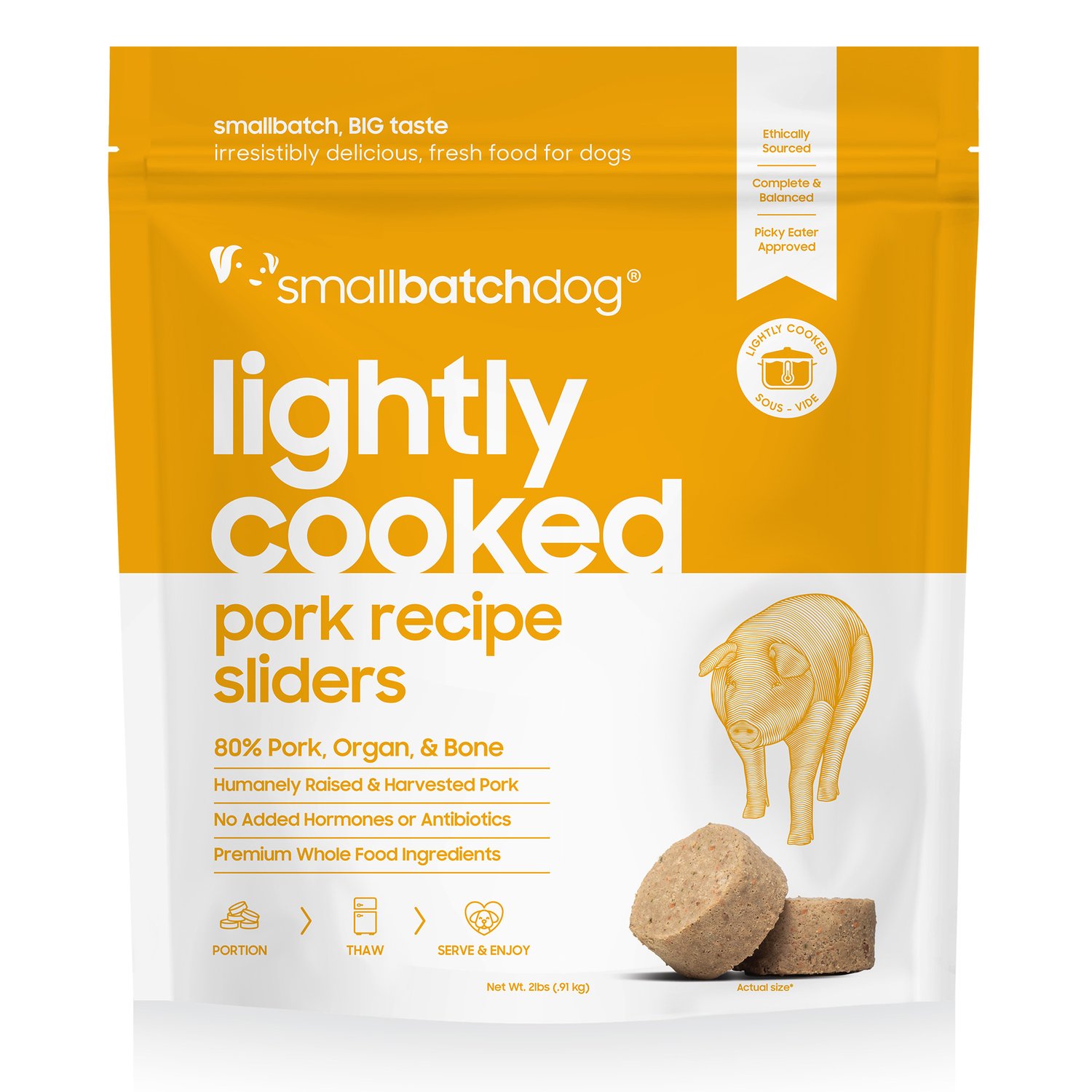 Smallbatch Frozen Lightly Cooked Pork Recipe