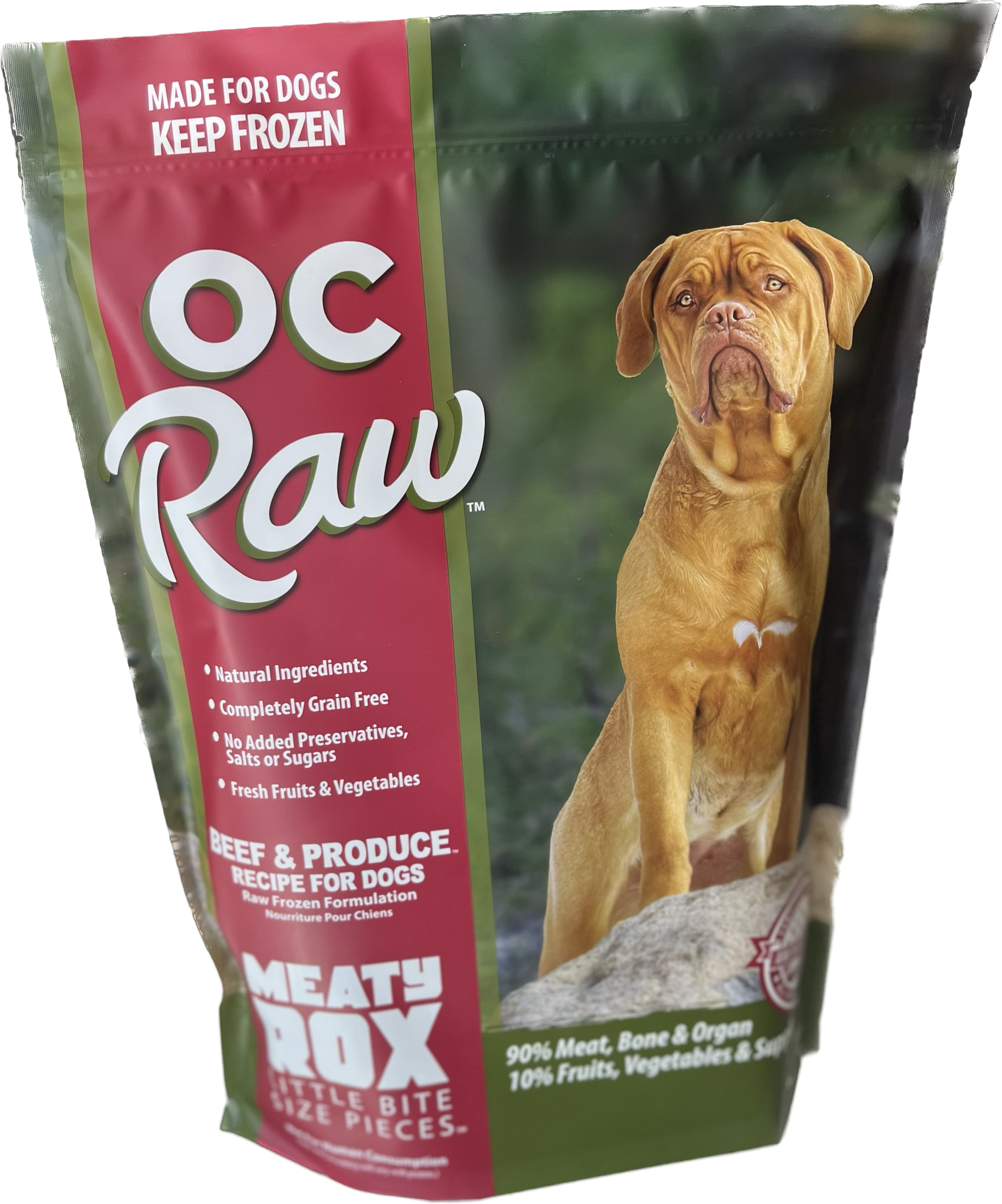 OC Raw Meaty Rox - Beef and Produce