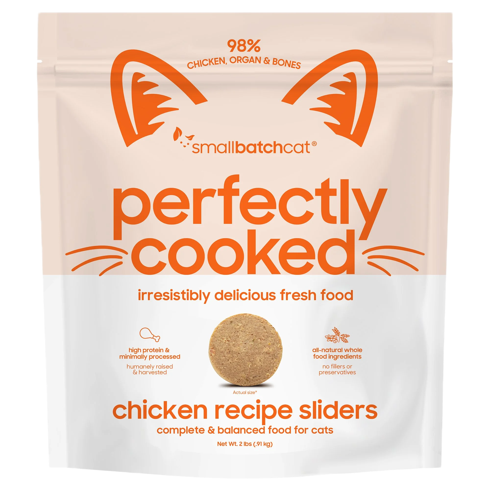 Smallbatch Cat Perfectly Cooked Chicken Sliders