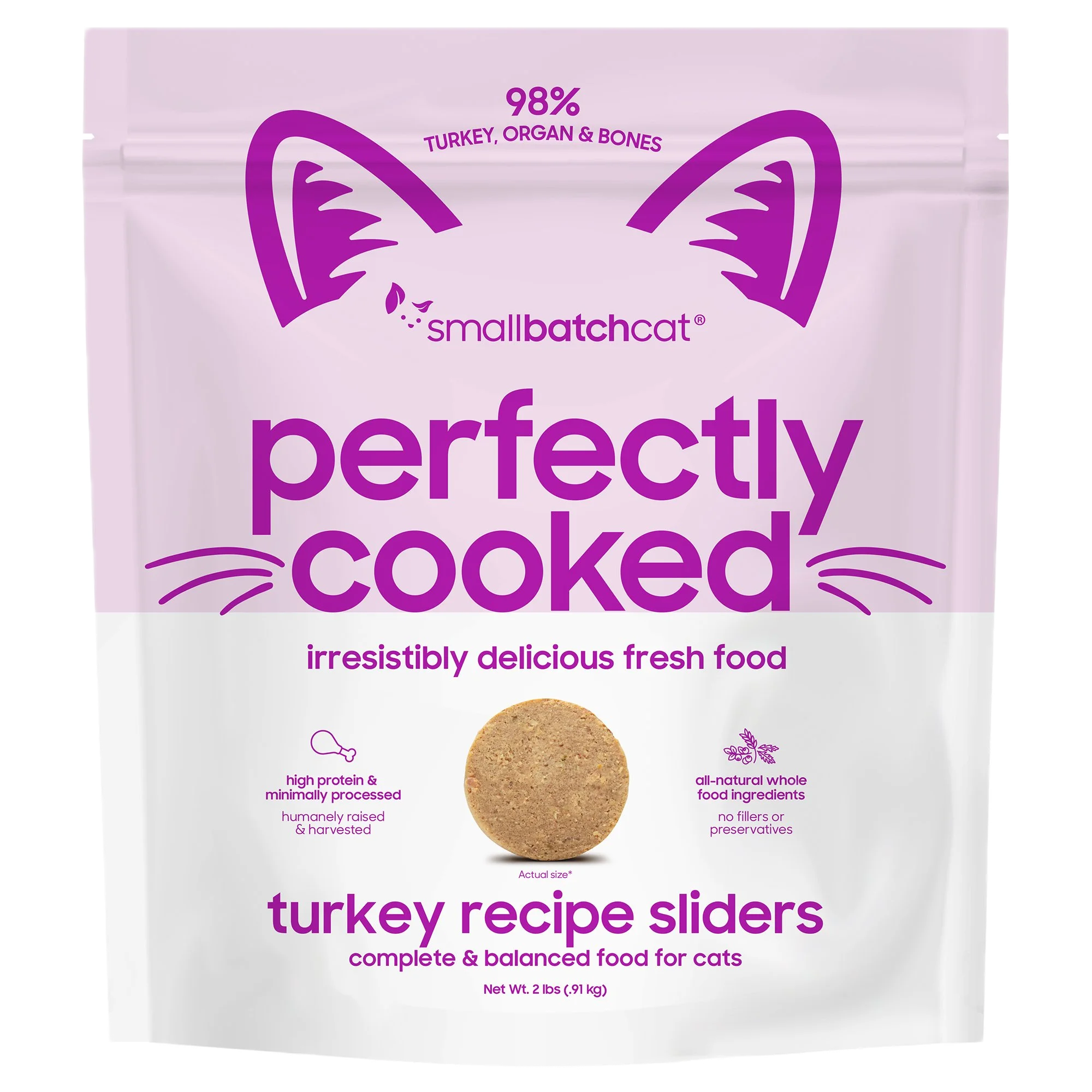 Smallbatch Cat Perfectly Cooked Turkey Sliders