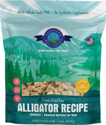 Shepherd Boy Farms Freeze-Dried Alligator